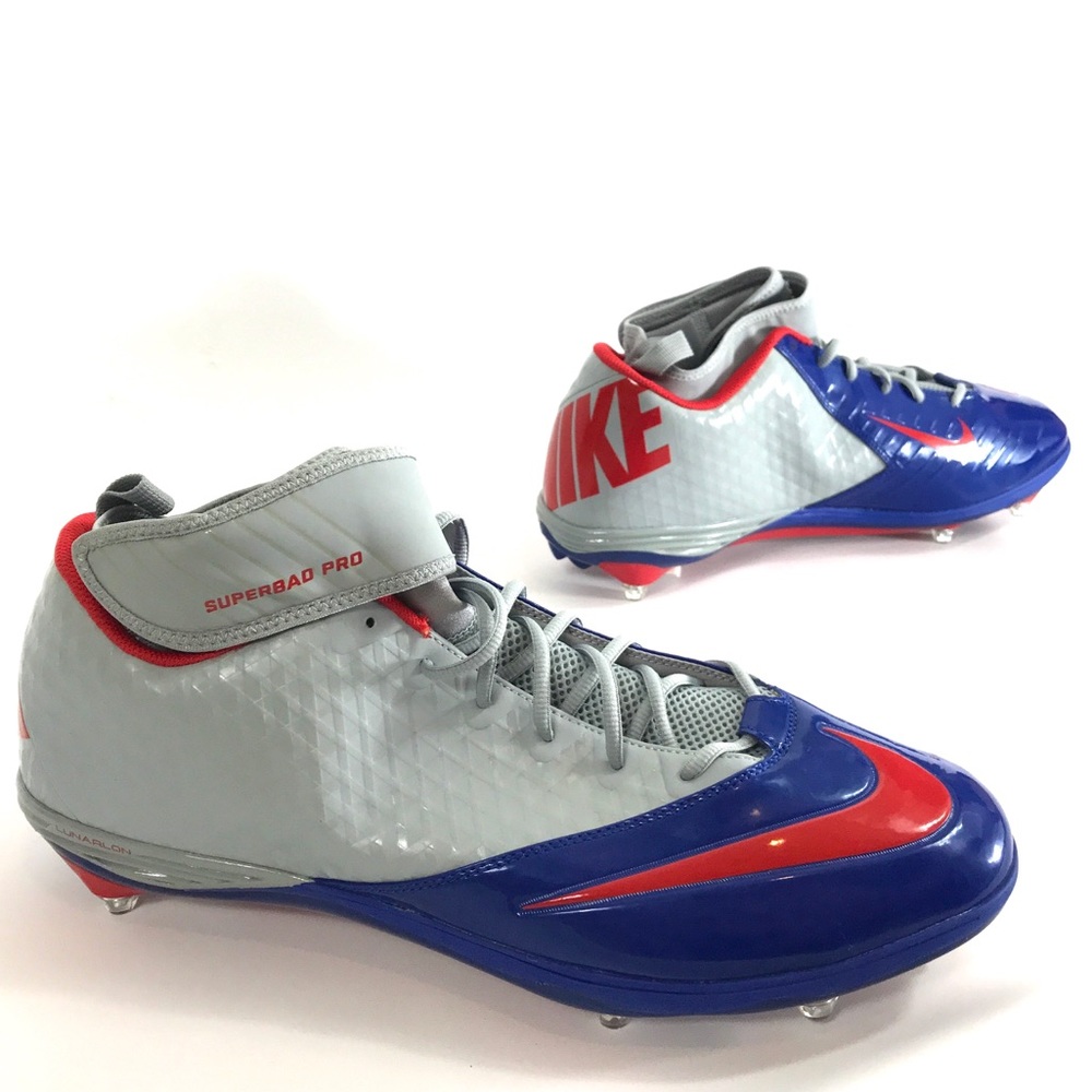 Nike Superbad Pro Lunarlon Football Cleats sz 17